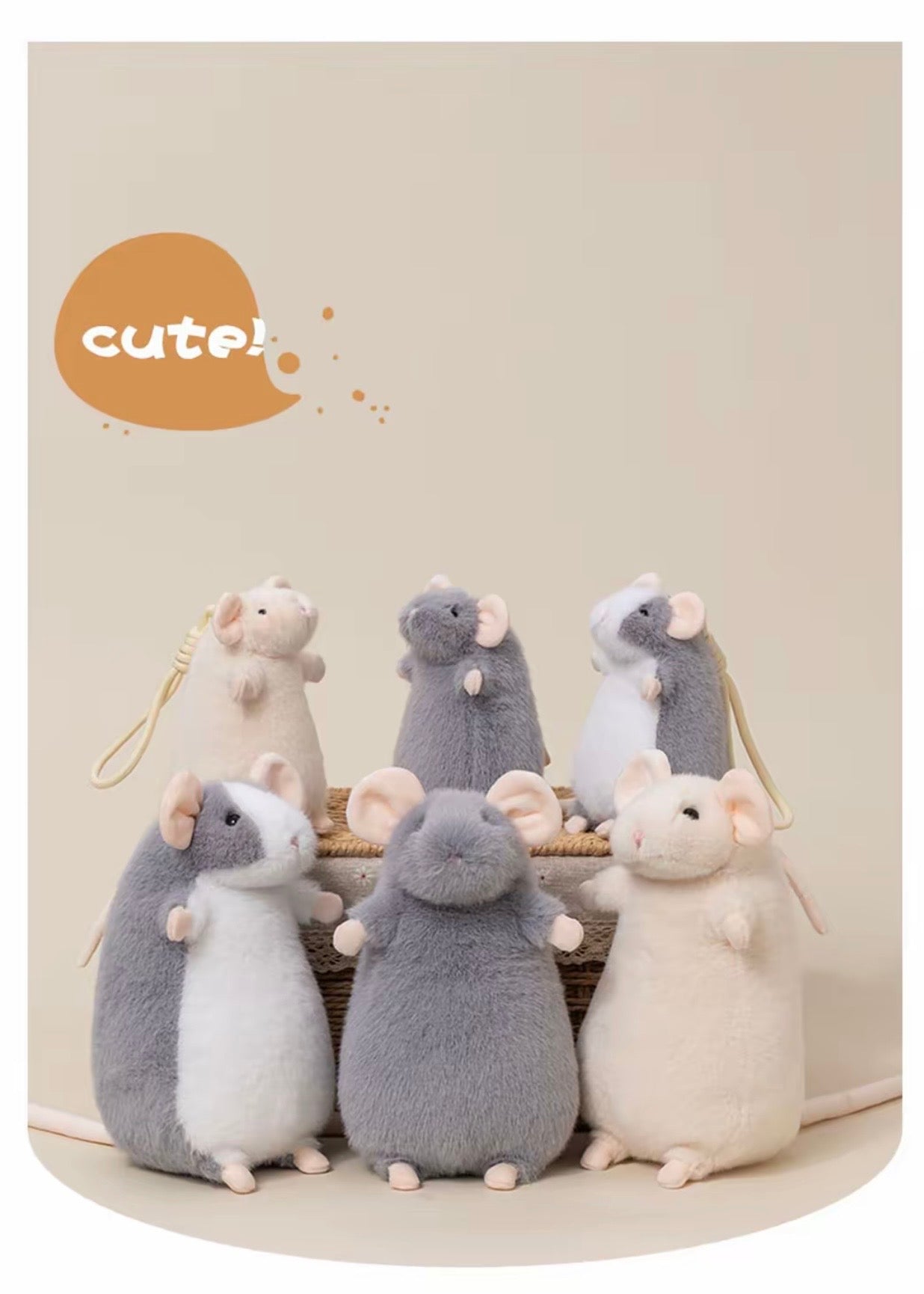 Mouse Plush & Keychain 🐭