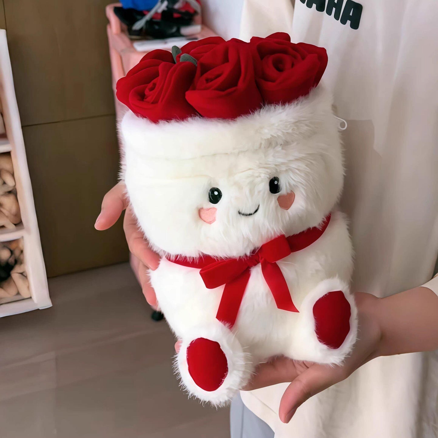 Romantic Sheep Plush Rose Bouquet🌹