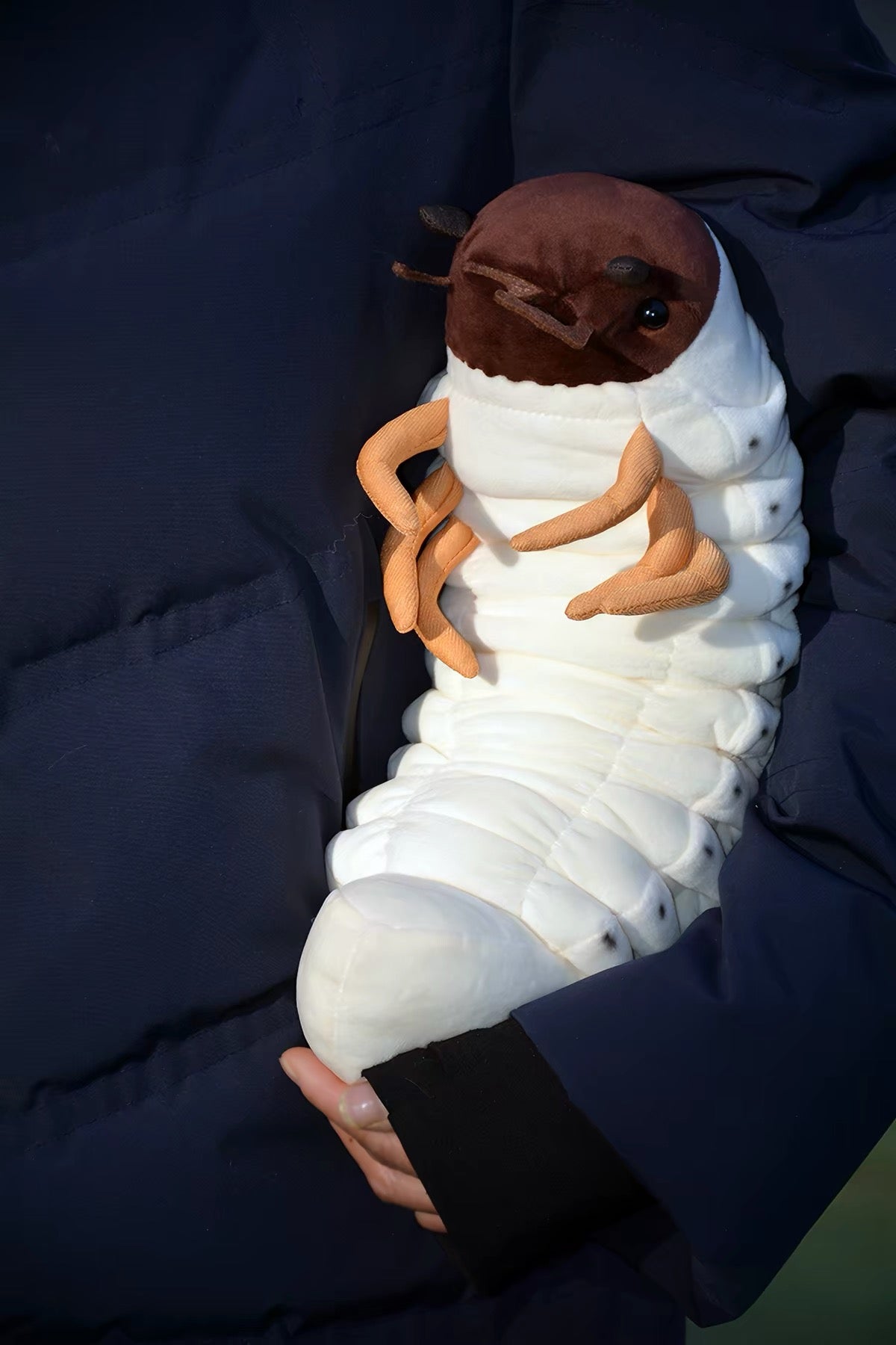 Beetle larva doll