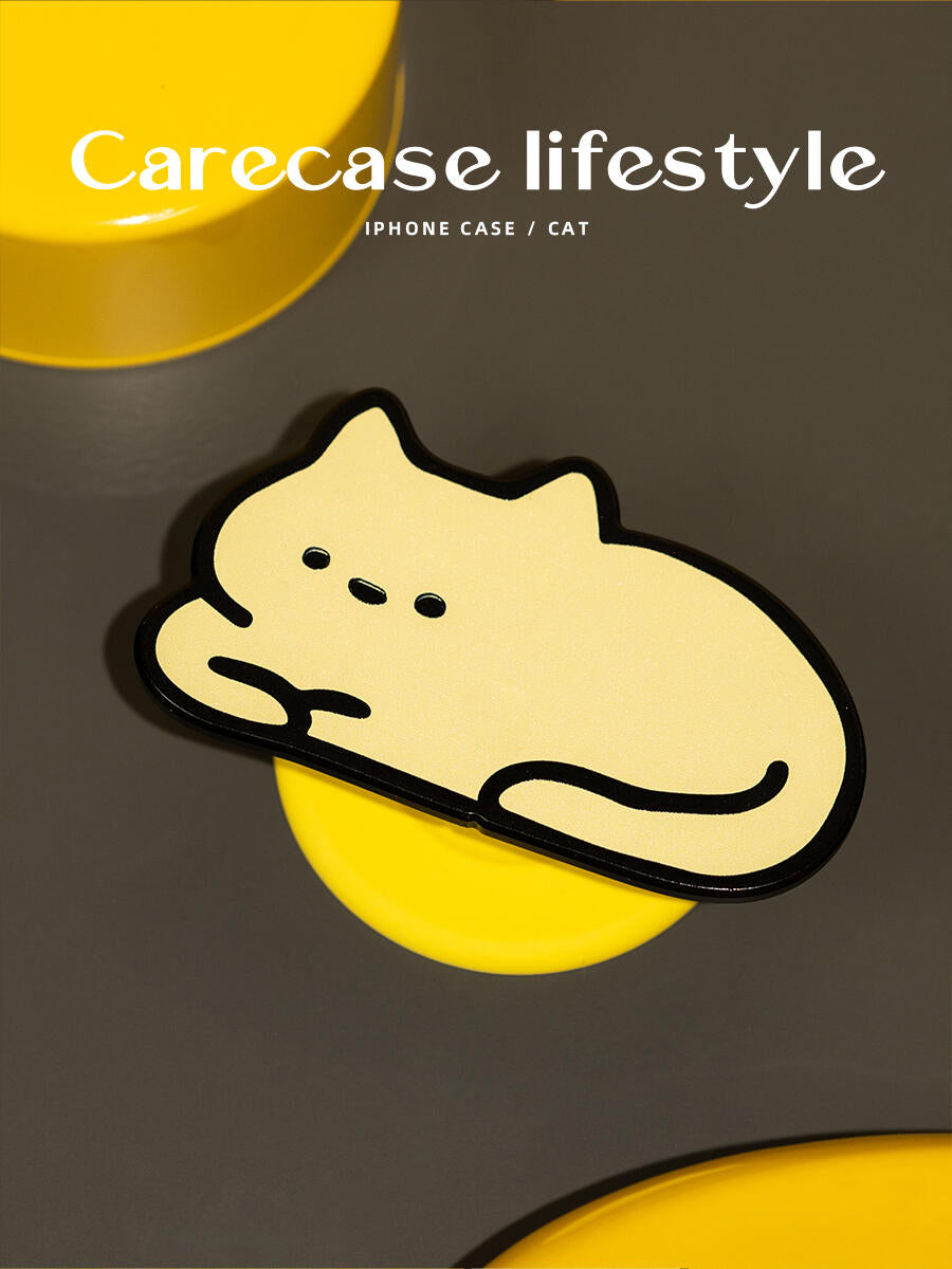 Yellow cat MagSafe case💛