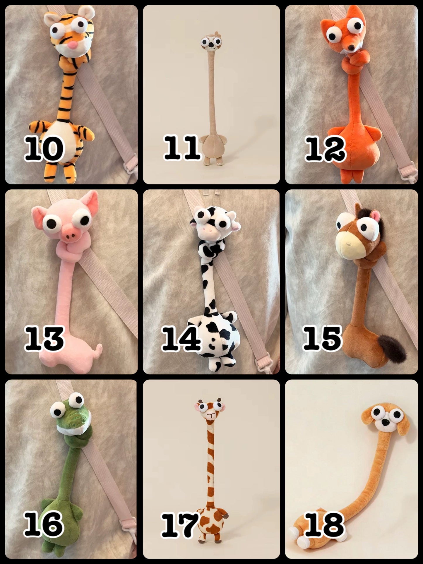 Long-necked stuffed animal