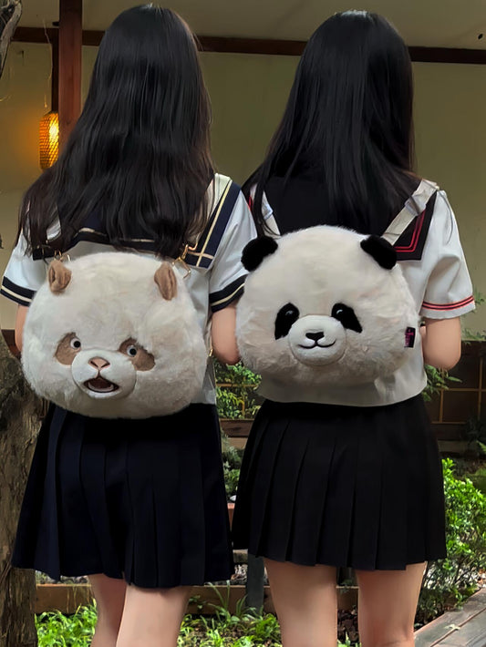 🐼Qizai Huahua Panda Doll Backpack🤎