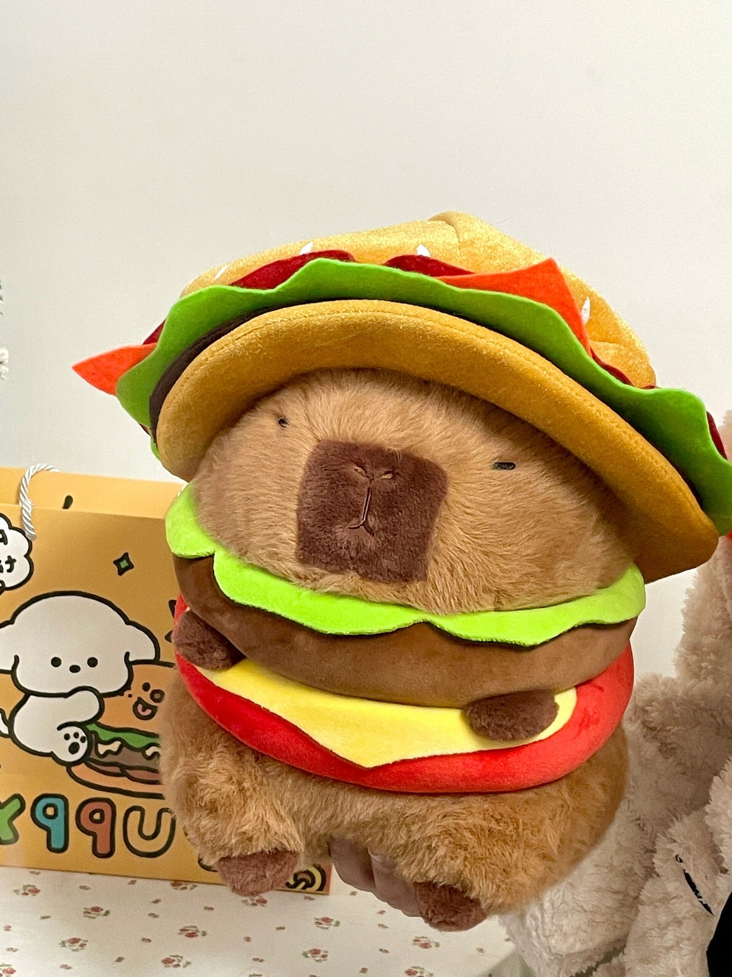 Capybara Burger + Burger Hat🍔