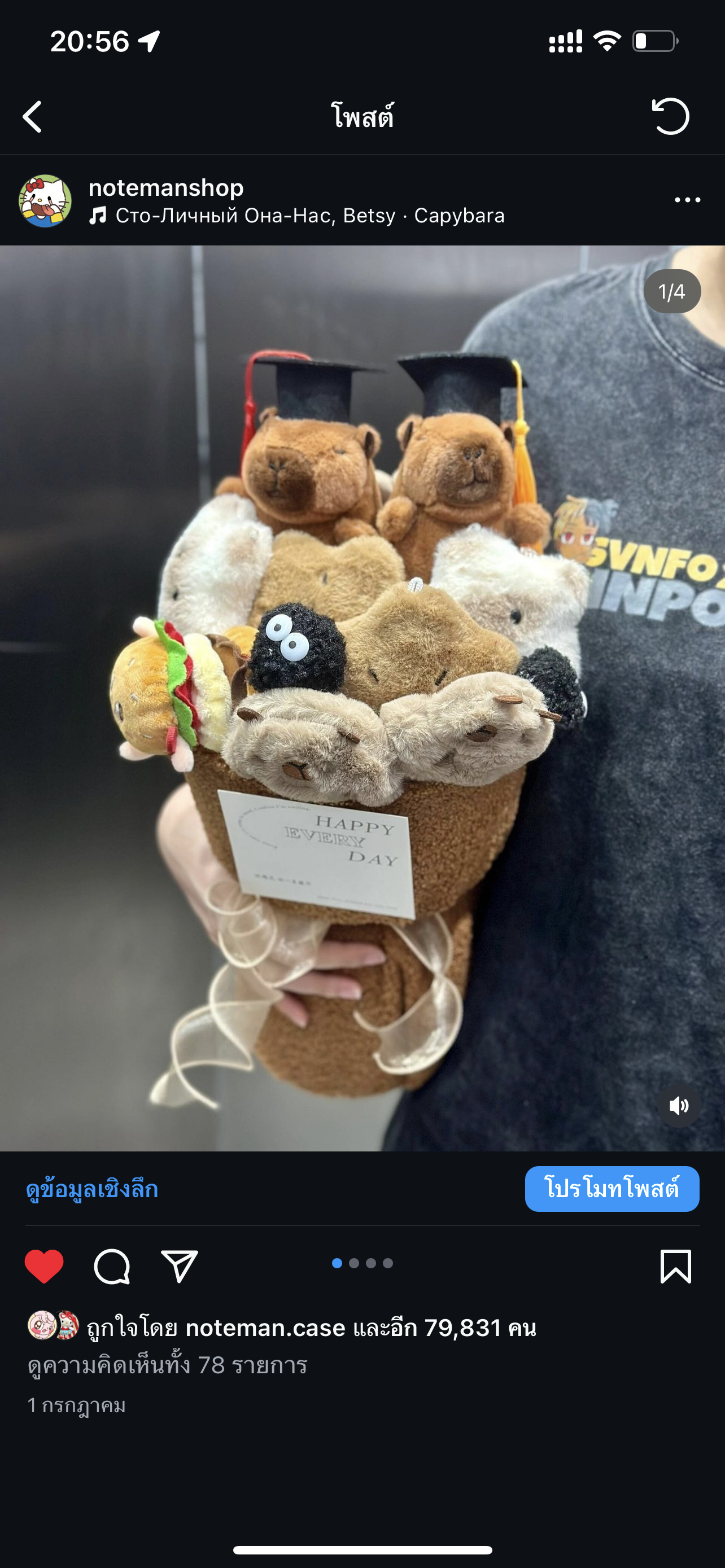 Capybara bouquet🤎🤍