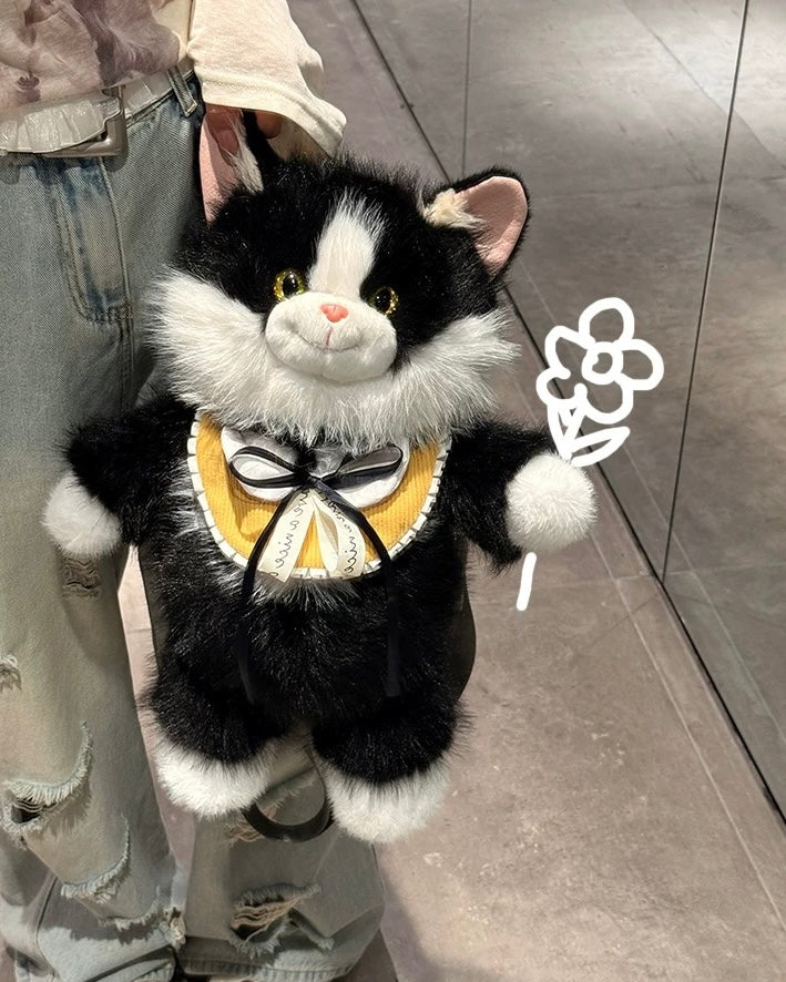 Plush Cat Backpack 🐈