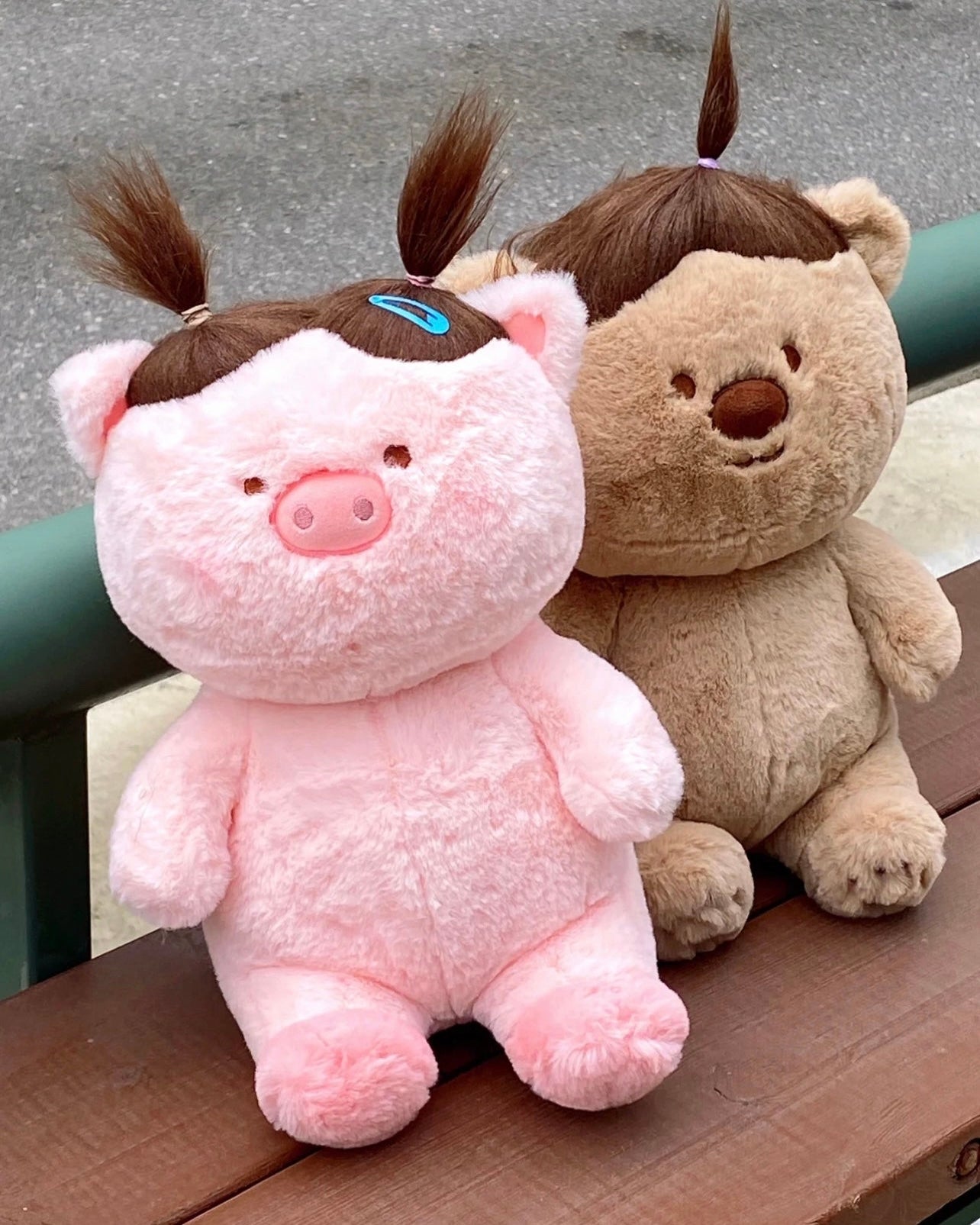 Doll with cute hair 🧸🐷