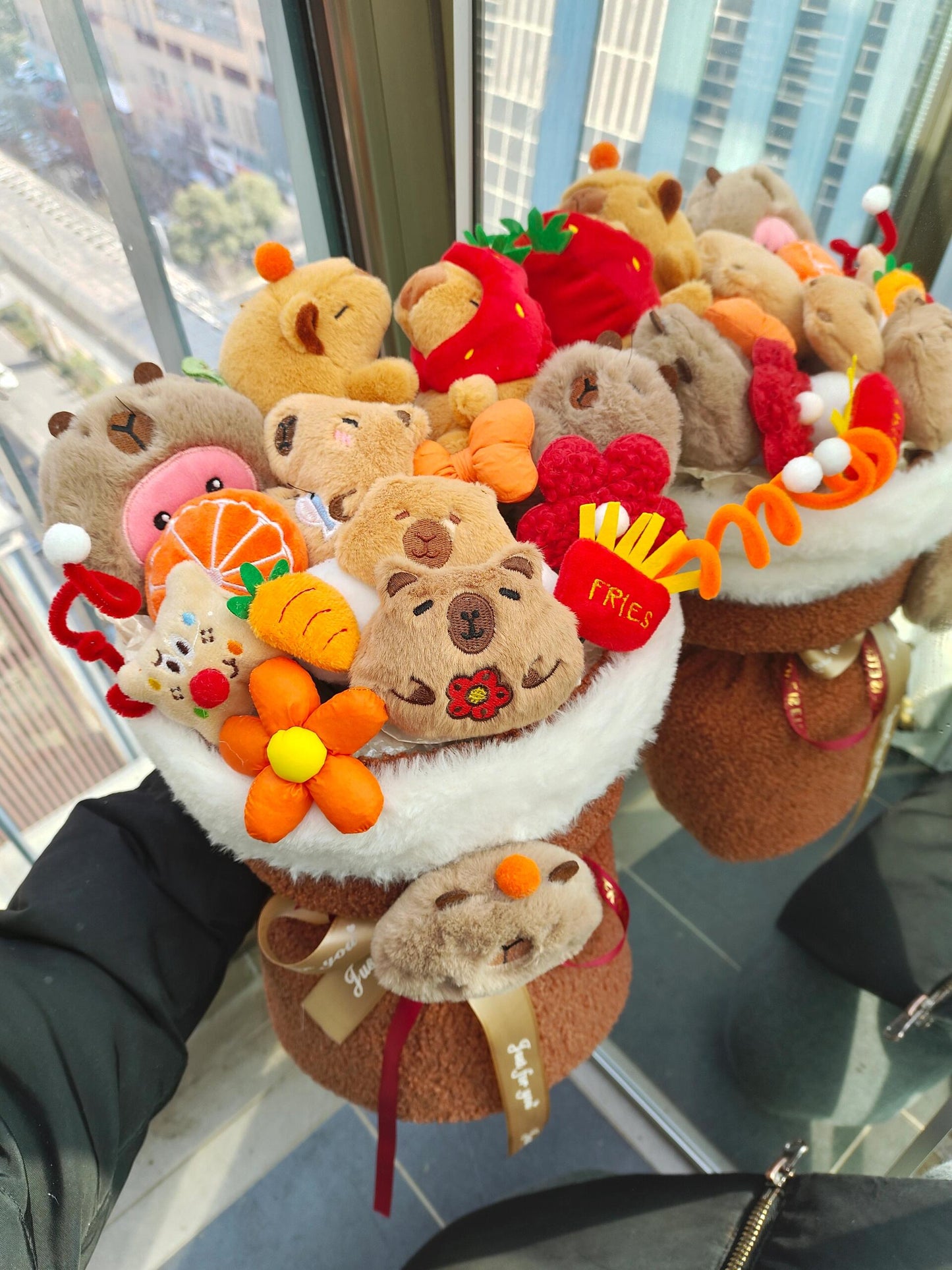 🤎Capybara doll bouquet💐🤎