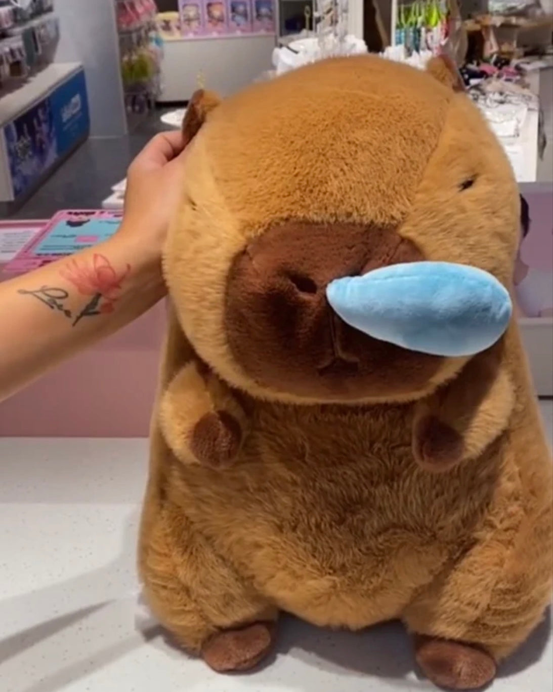Capybara has a runny nose 🦦🤧
