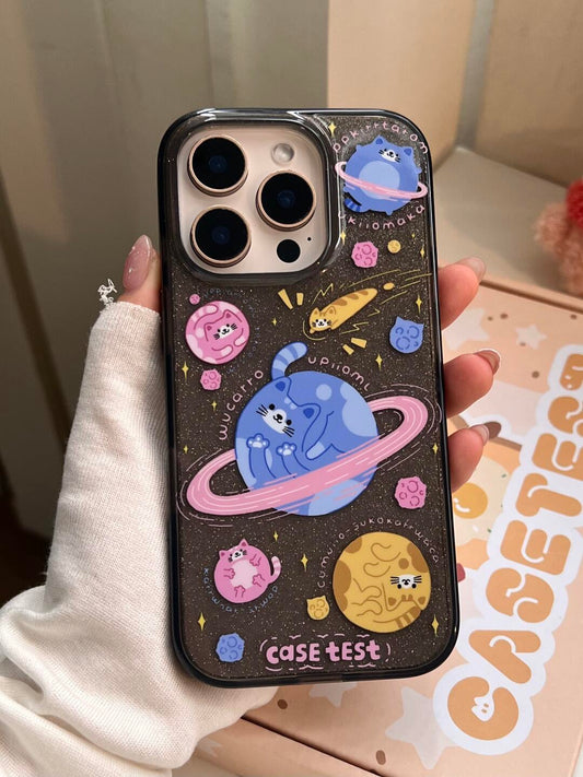 Galaxy Cat Planet iPhone Case