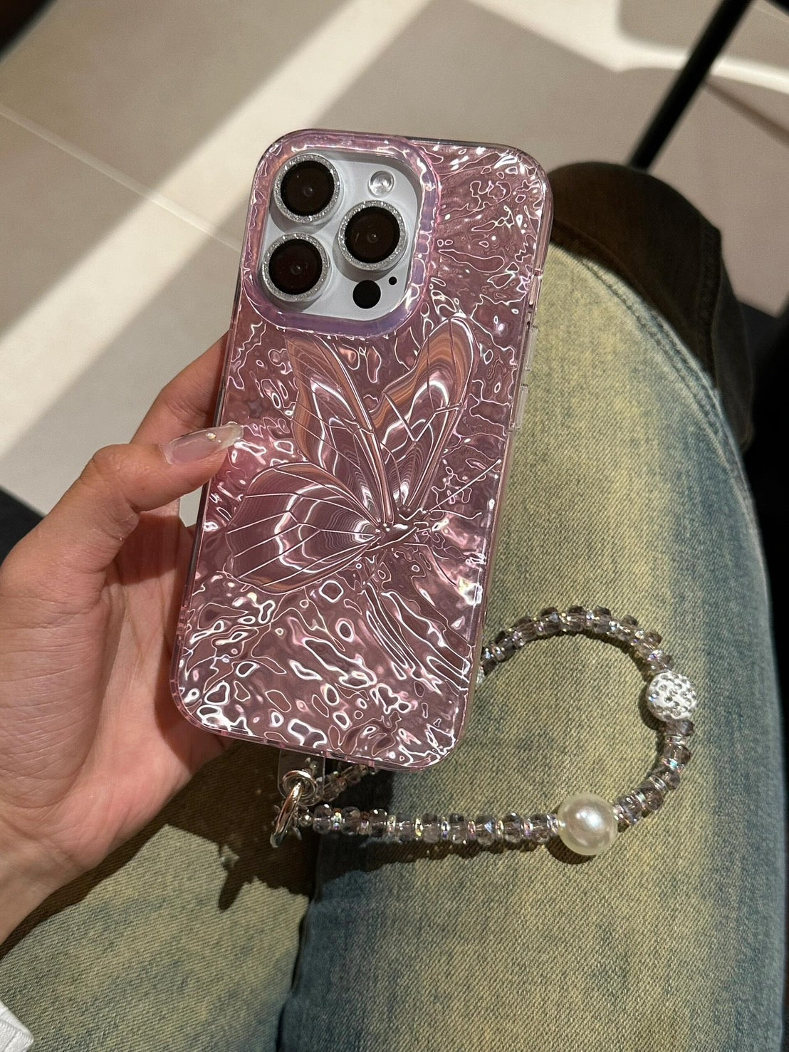 Crystal Flutter iPhone Case